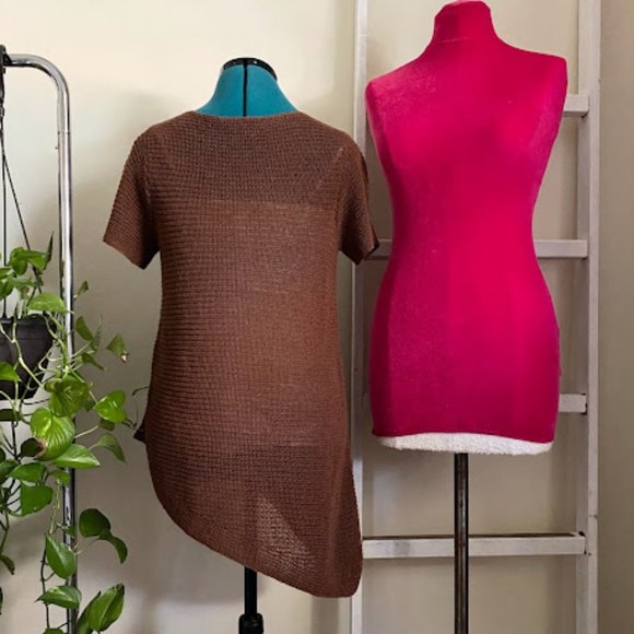 Eileen Fisher asymmetrical hem tunic XS - Picture 3 of 6